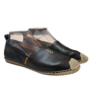 Staccato Soft Leather Flat Espadrilles Slip On Casual Summer Comfortable 6.5